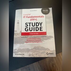 COMPTIA study guide ITF Fundamentals text book